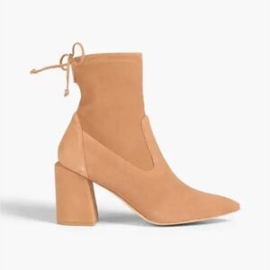 New With Dust bag Stuart Weitzman Avenue 85 City Block boot -sand